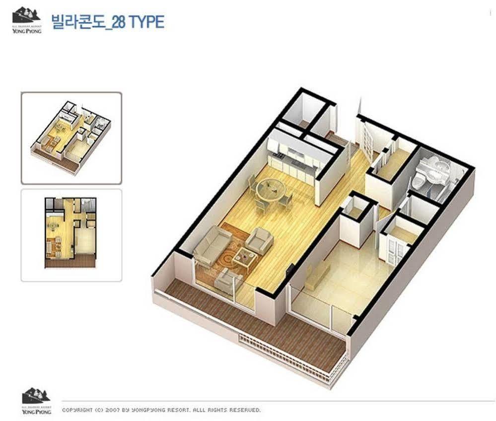Yongpyong Resort Villa Condominium Pyeongchang Extérieur photo